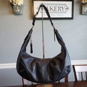 Coach Black Cowhide Leather Soho Hobo